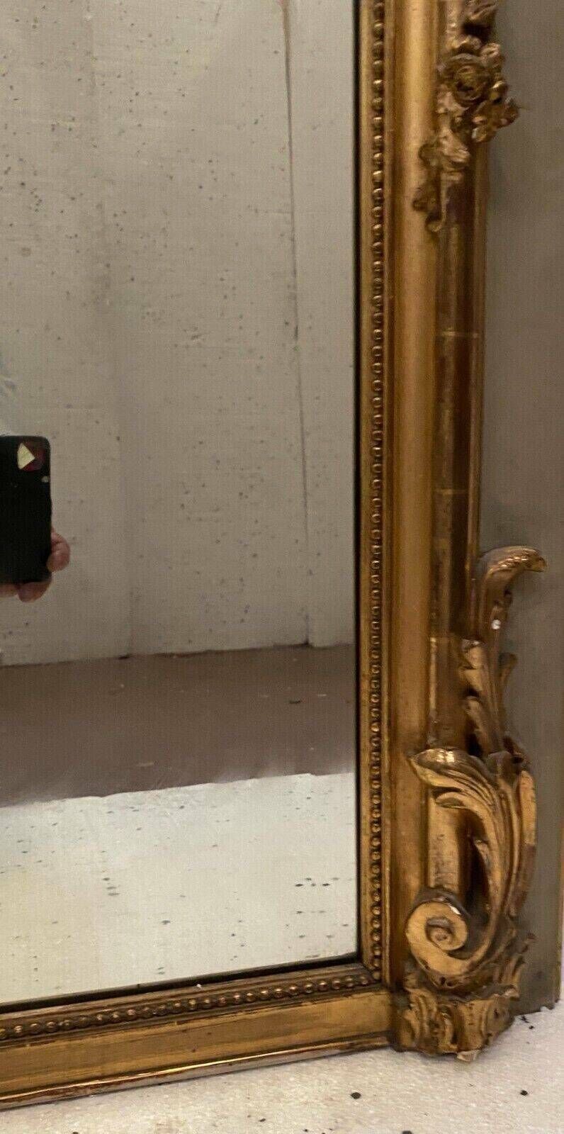 Louis XV Style Mirror In Wood And Gilded Stucco 20th Century photo Home Decor