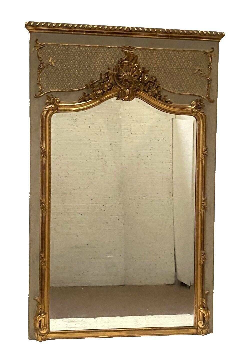 Louis XV Style Mirror In Wood And Gilded Stucco 20th Century photo 3129.0788625