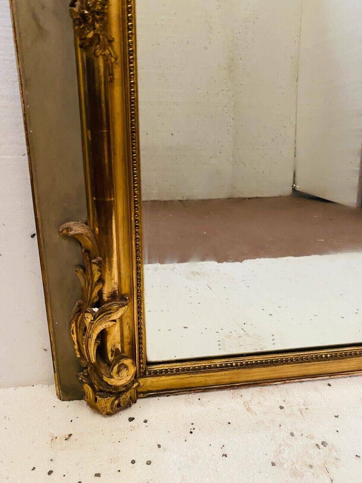 Home Decor Louis XV Style Mirror In Wood And Gilded Stucco 20th Century photo
