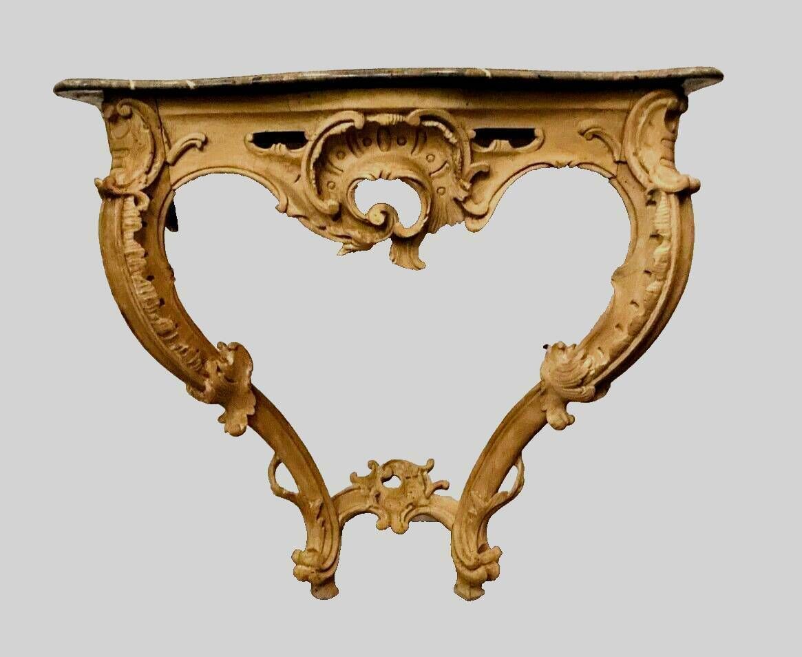 Louis XV Style Console In Natural Wood 19th Century photo 1430.83