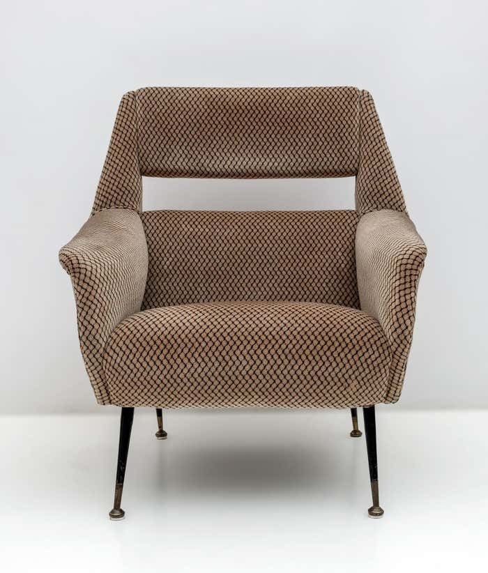 Coppia Di Poltrone Moderne Di Metà Secolo Gigi Radice Per Minotti Italia, Anni '50 photo Furniture
