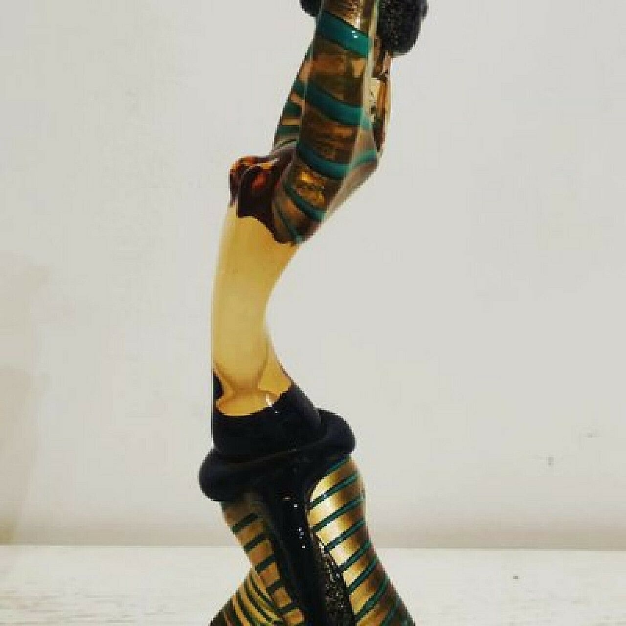 Odalisque Candleholder In Murano Glass, 1950s photo Home Decor