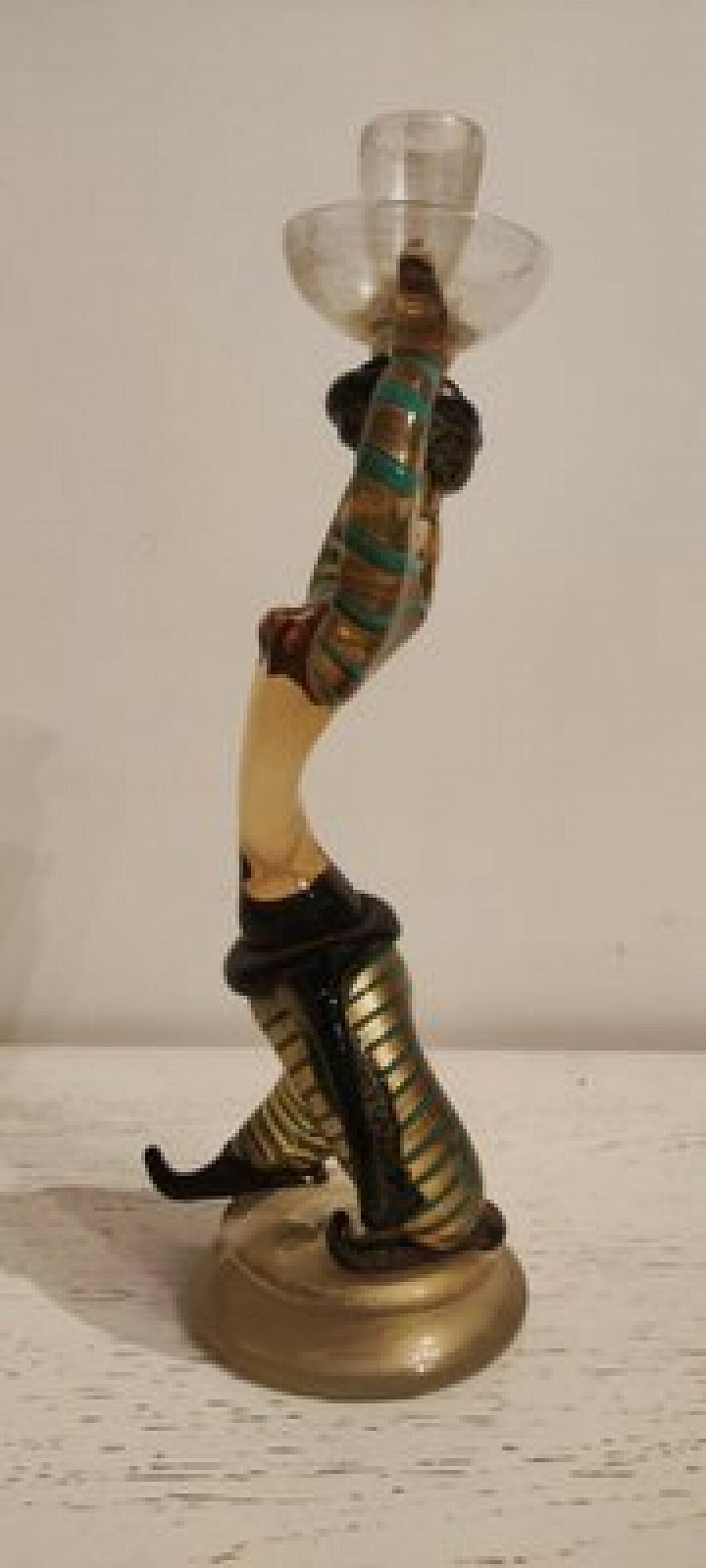 Odalisque Candleholder In Murano Glass, 1950s photo 2308.0