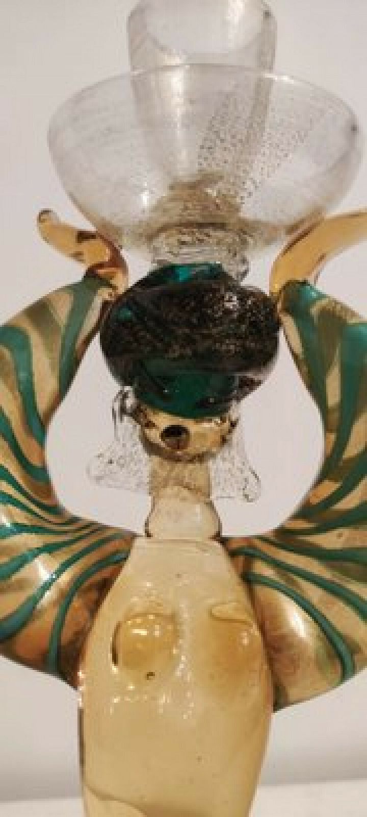 Odalisque Candleholder In Murano Glass, 1950s photo vintage