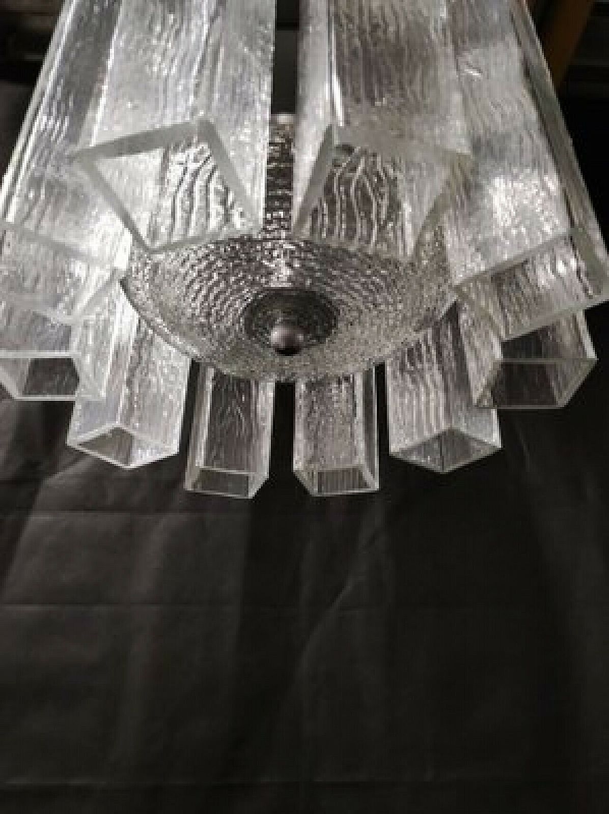 Murano Glass Chandelier Attributed To Doria Leuchten, 1980s photo 651.0