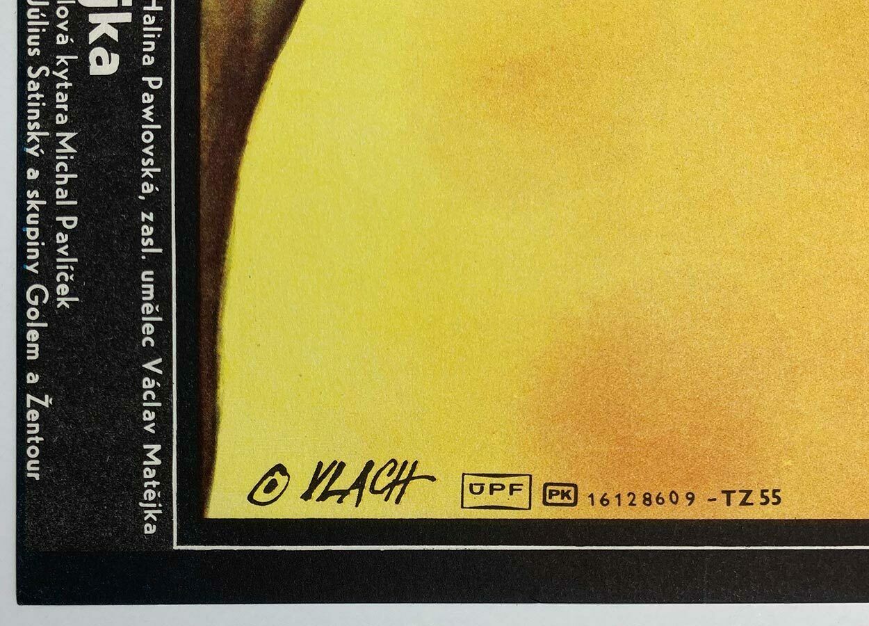 Movie Poster, My Sinful Man, Zdeněk Vlach, 1987 photo 54.0