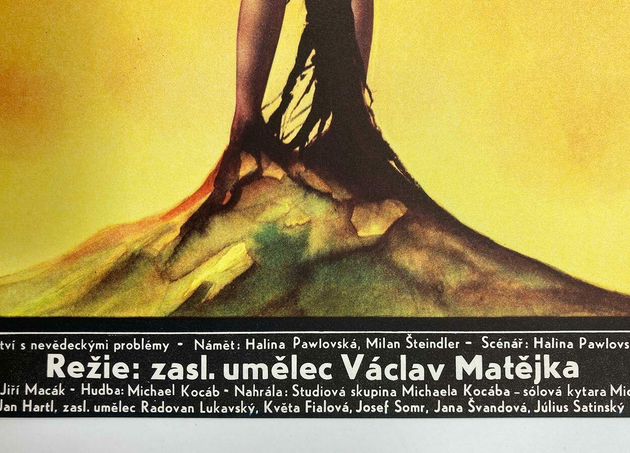 Movie Poster, My Sinful Man, Zdeněk Vlach, 1987 photo vinterior