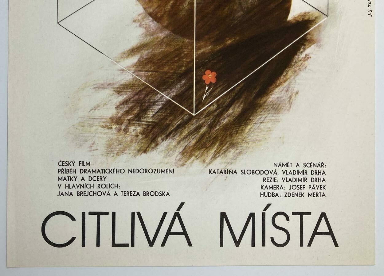 Movie Poster, Tender Spots, Jan Tománek, 1987 photo 56.0