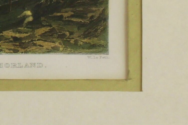 Engraving By William Le Petit After Thomas Allom. Bowness & Windemere Lake photo for sale