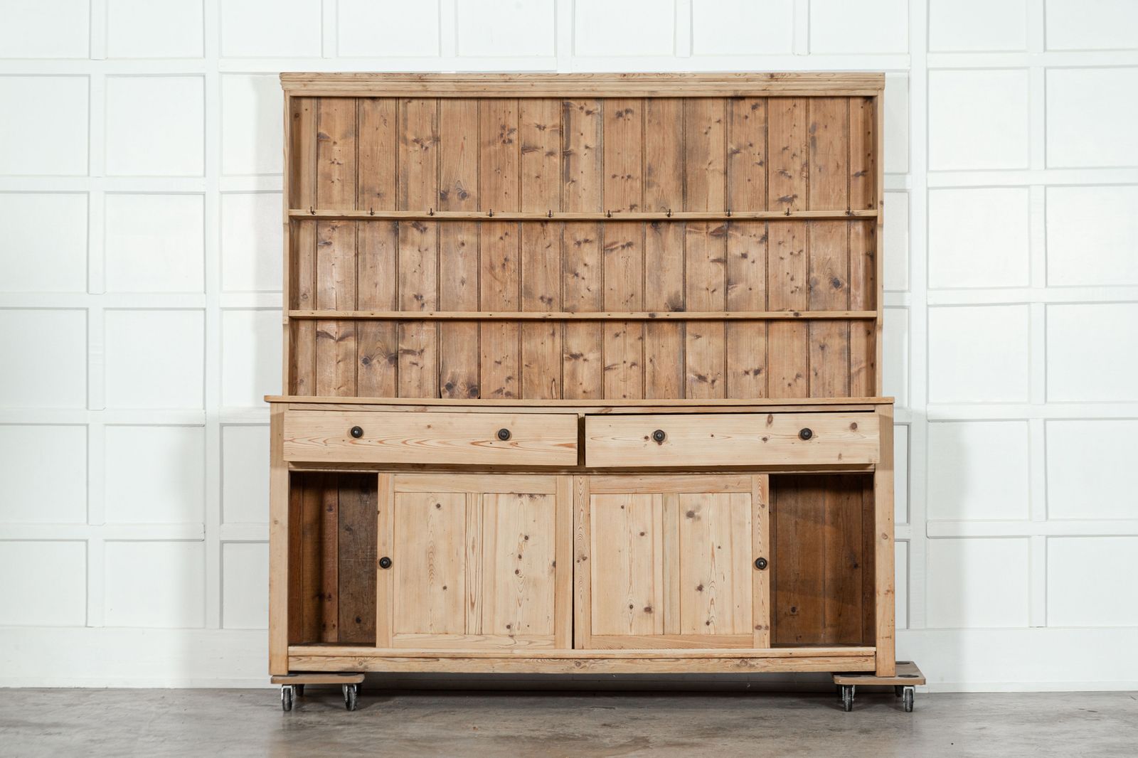 Large 19thc English Pine Dresser photo furniture