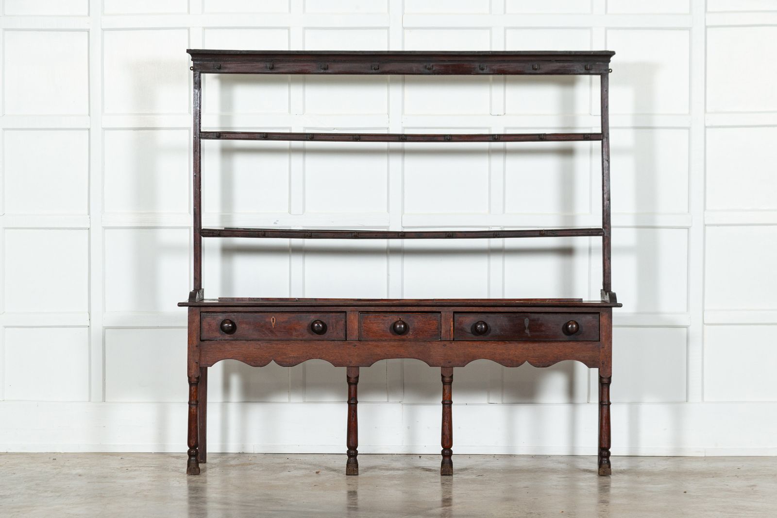 18thc English Oak Dresser, 18th Century And Earlier