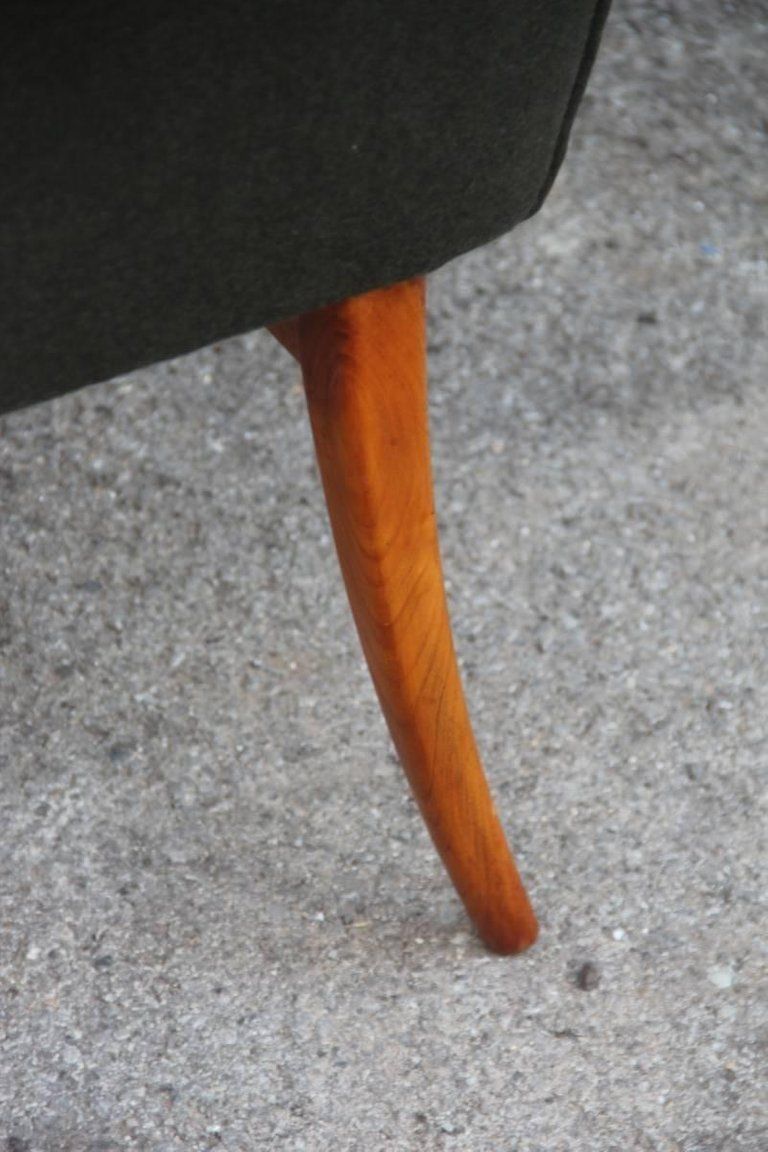 Executive Chair Of The 1950s In Very Elegant Cherrywood photo 1920.0