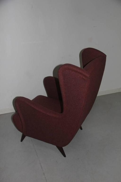 Italian 1950s Armchair Design And Exceptional Shape, Mid Century photo for sale