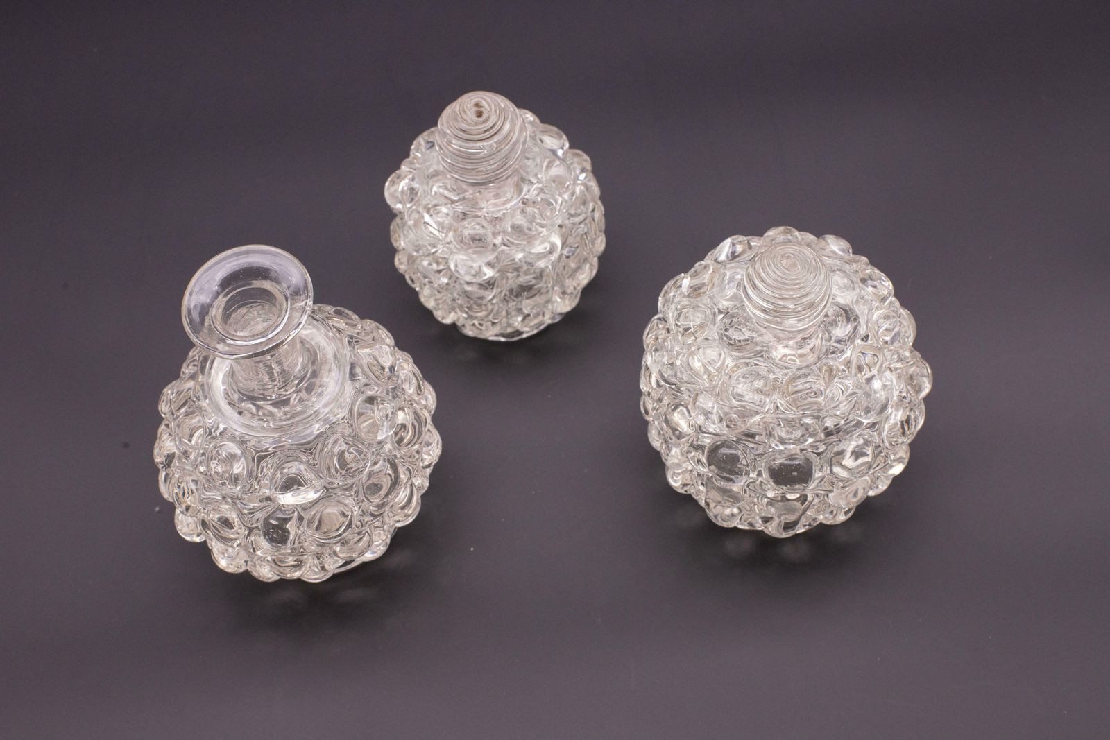 Set Of 3 Series Lenti Vase Barovier & Toso Italy, Murano Glass, 1940s photo for sale