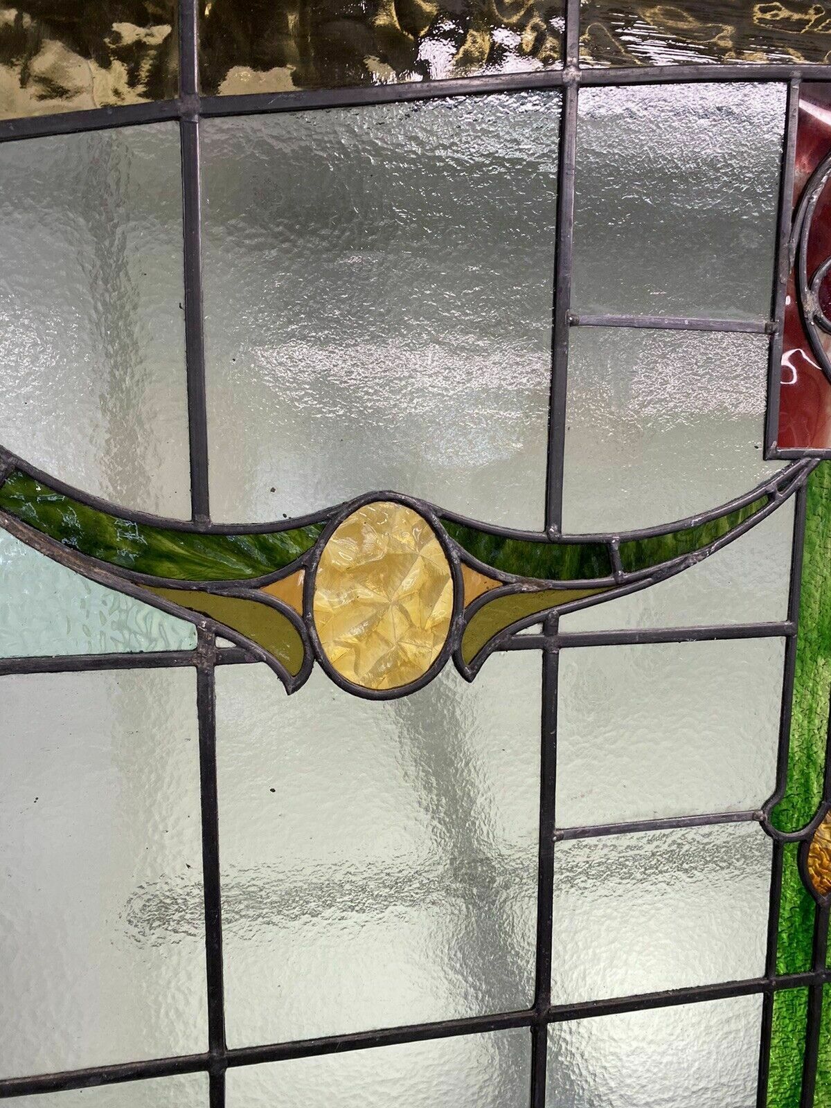 photo furniture X Large Victorian Stained Glass French Doors Antique Period Reclaimed Old Wood