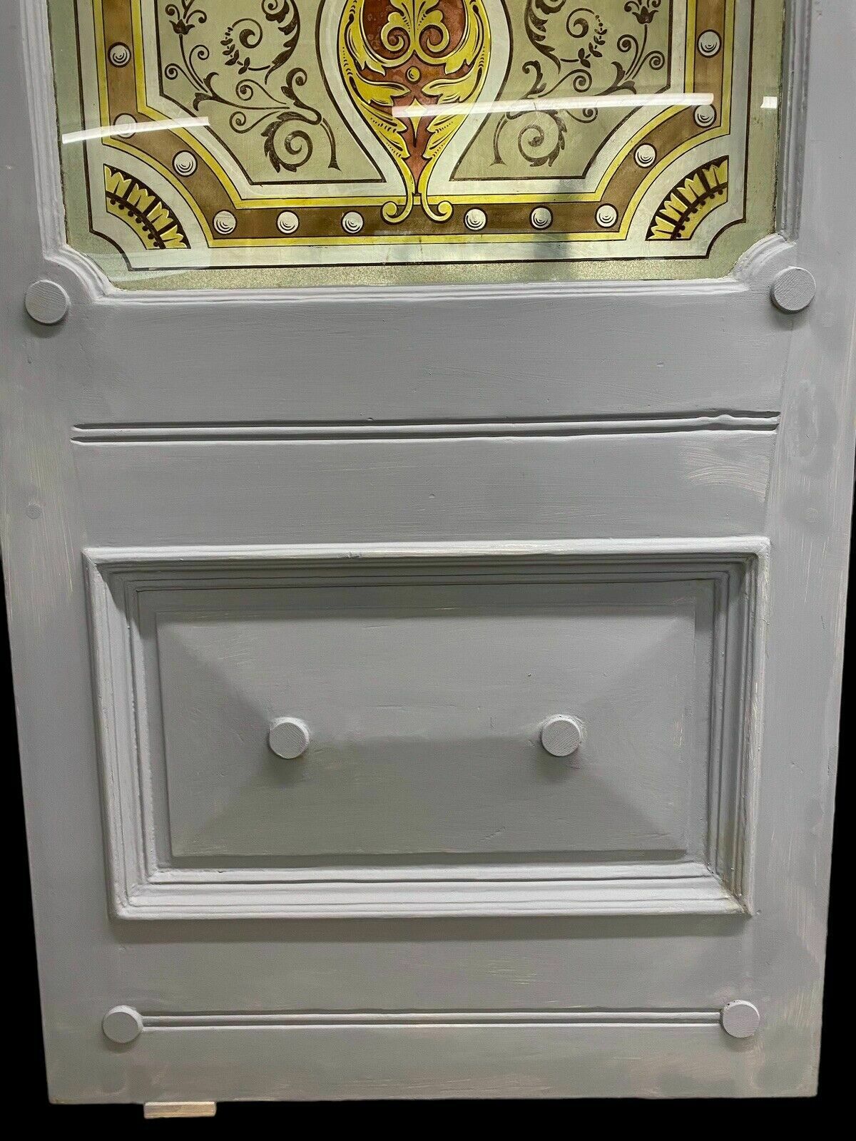Victorian Stained Glass Door Reclaimed Period Old Antique Vestibule Internal photo vinterior