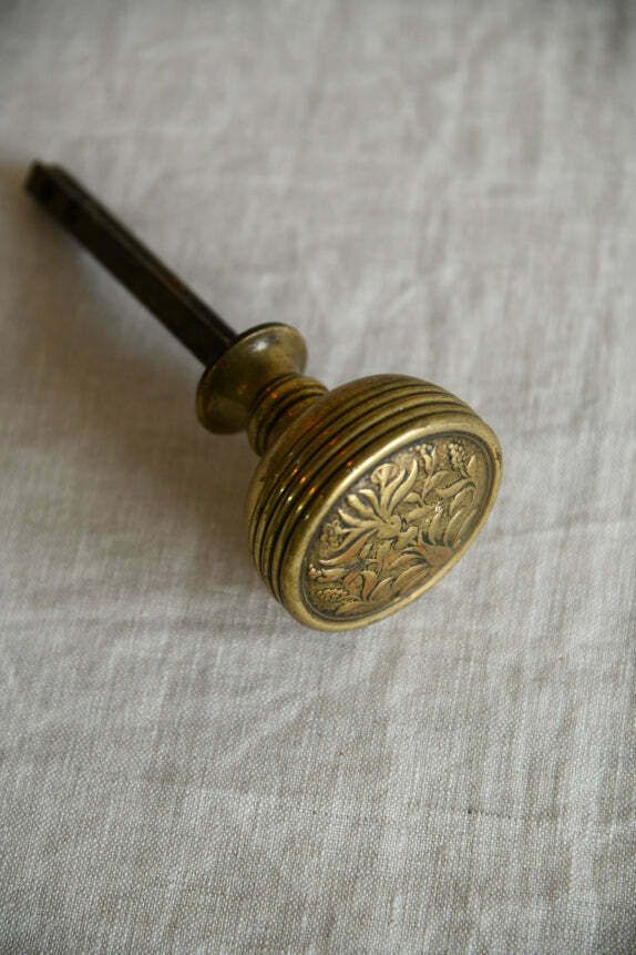 photo furniture Antique Brass Door Handle, 1800s