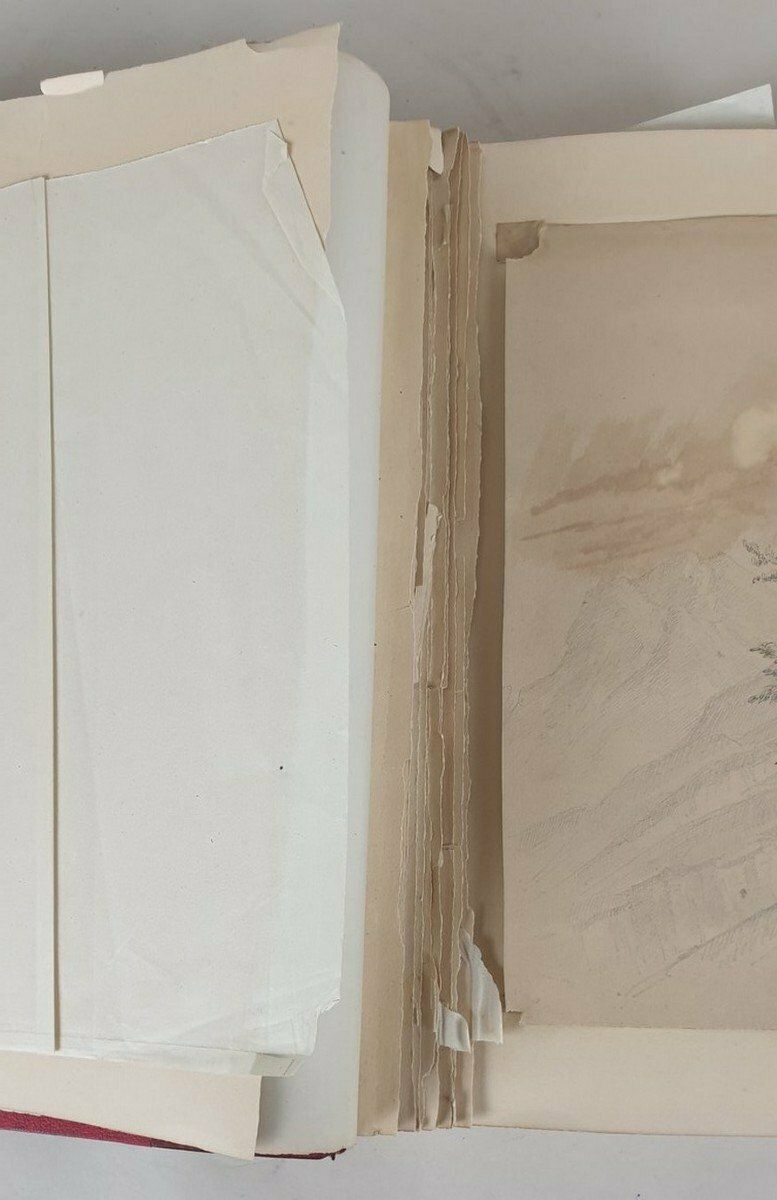 Album Of Travel Drawings, Xixth Century photo for sale