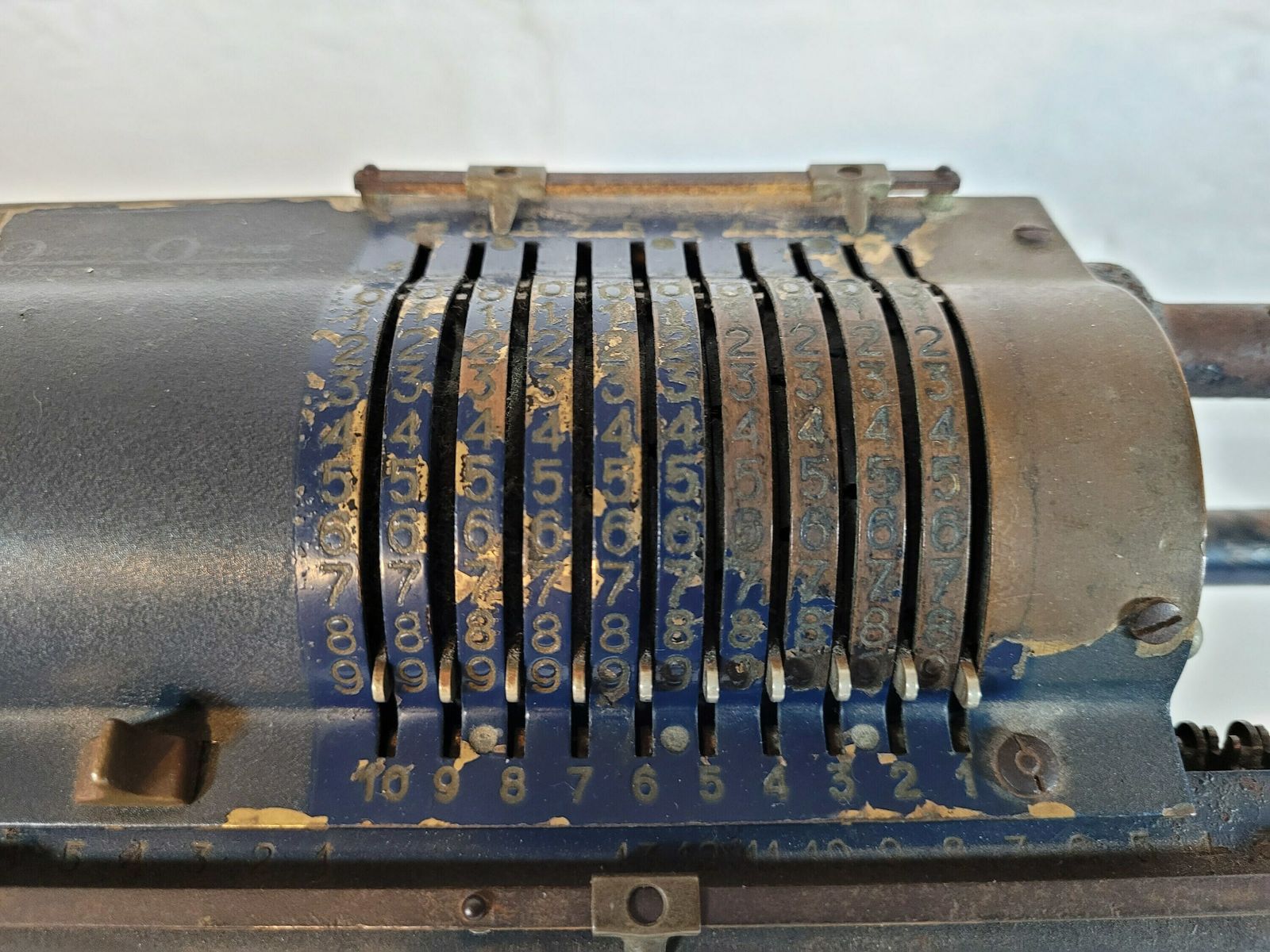 Antique Odner And Gotebrig Mechanical Calculator / 1920's Accountancy Tool / Antique Calculator / Pinwheel Calculator photo vinterior