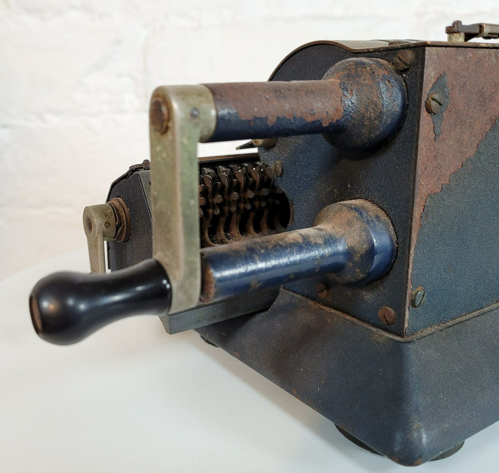 photo furniture Antique Odner And Gotebrig Mechanical Calculator / 1920's Accountancy Tool / Antique Calculator / Pinwheel Calculator