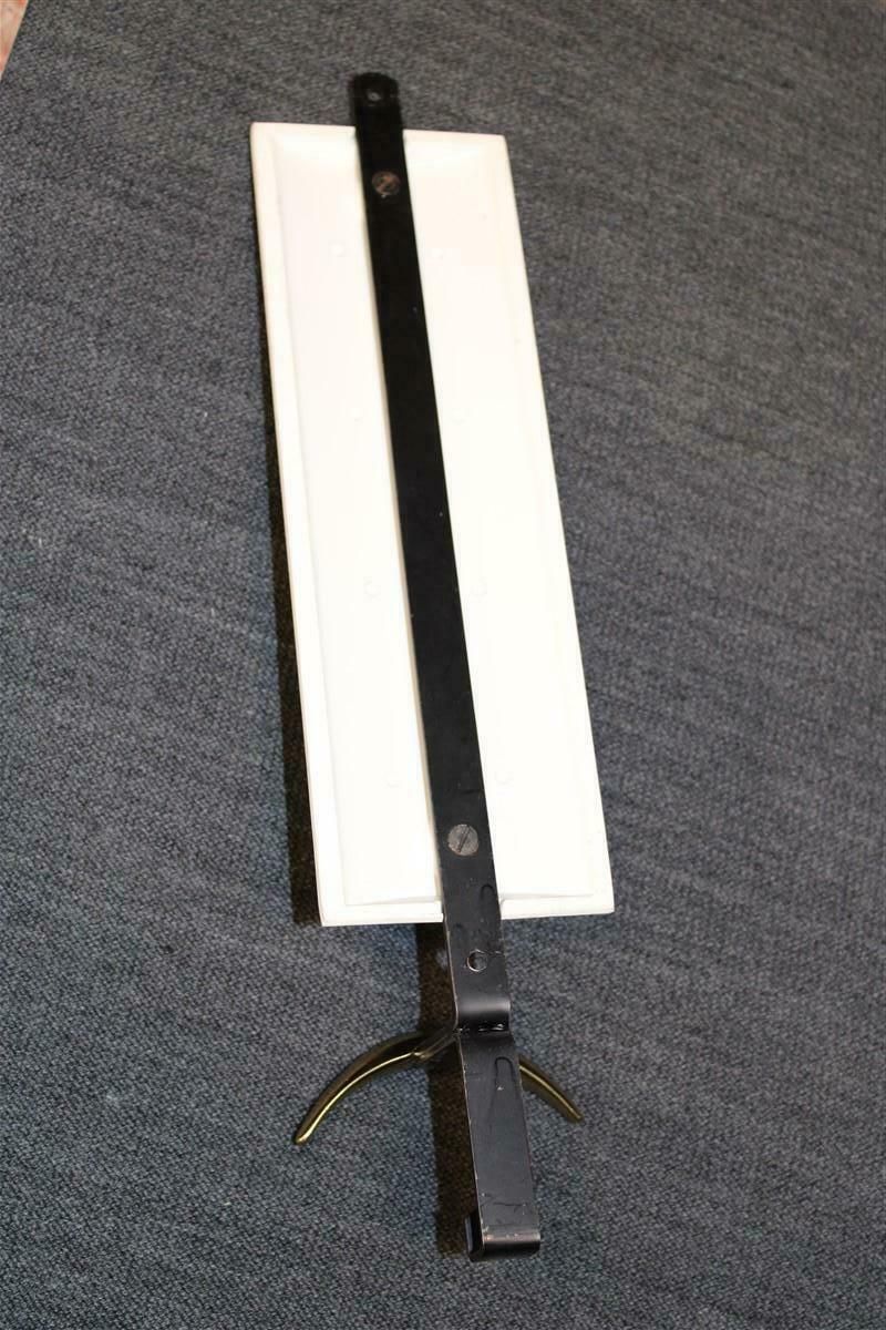 Mid Century Italian Wall Coat Rack In Metal, Brass And Resin With Carnival Masks photo 749.0