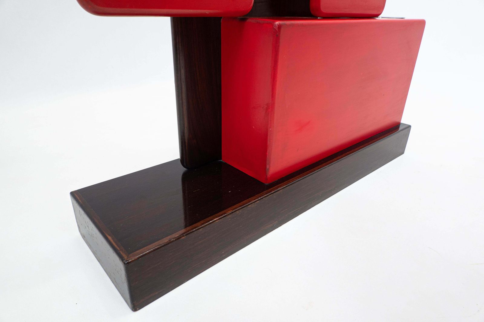 photo furniture Mid Century Red Modulable Coat Rack By Carlo Di Carli For Fiarm, Italy 1960s