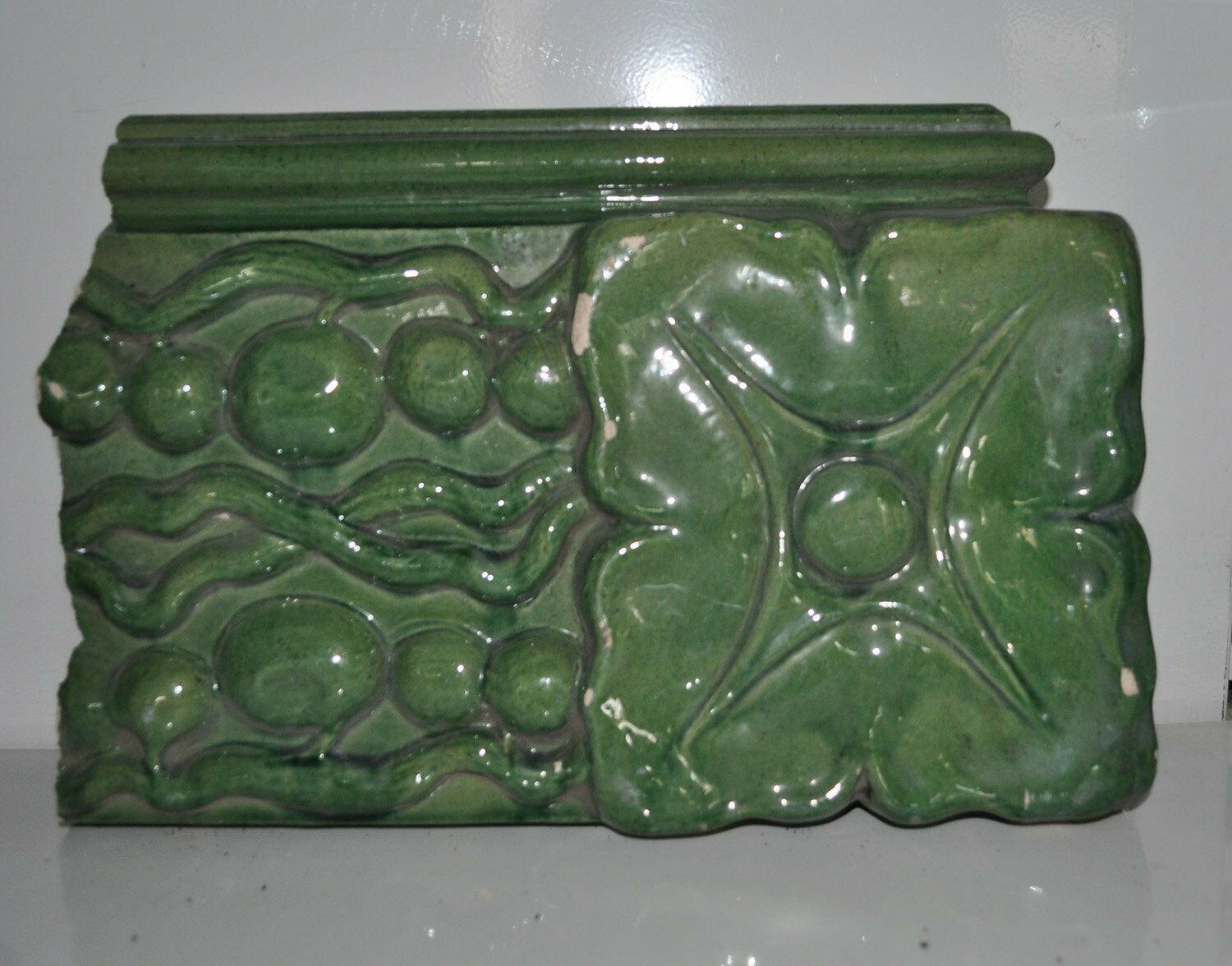 Hungarian Glaze Stove Tile, 1800s