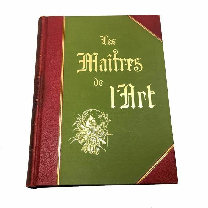 Old Book   The Masters Of The Art In (X) Volumes 1901 photo vintage