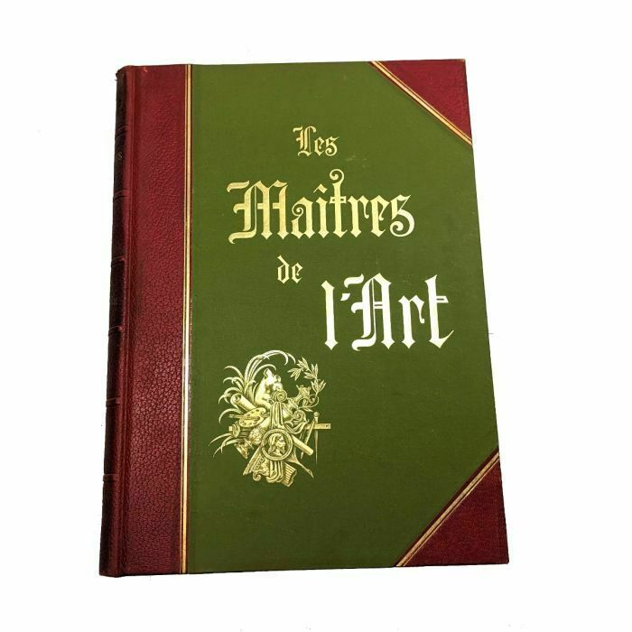 photo vinterior Old Book   The Masters Of The Art In (X) Volumes 1901