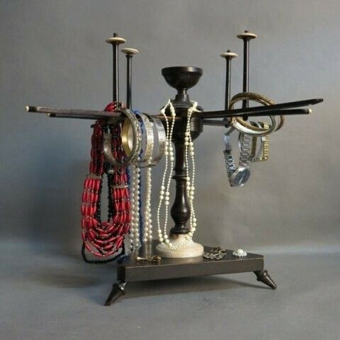 photo furniture Aniique Coil Winder Ivory And Wood. Germany 1850   1880.
