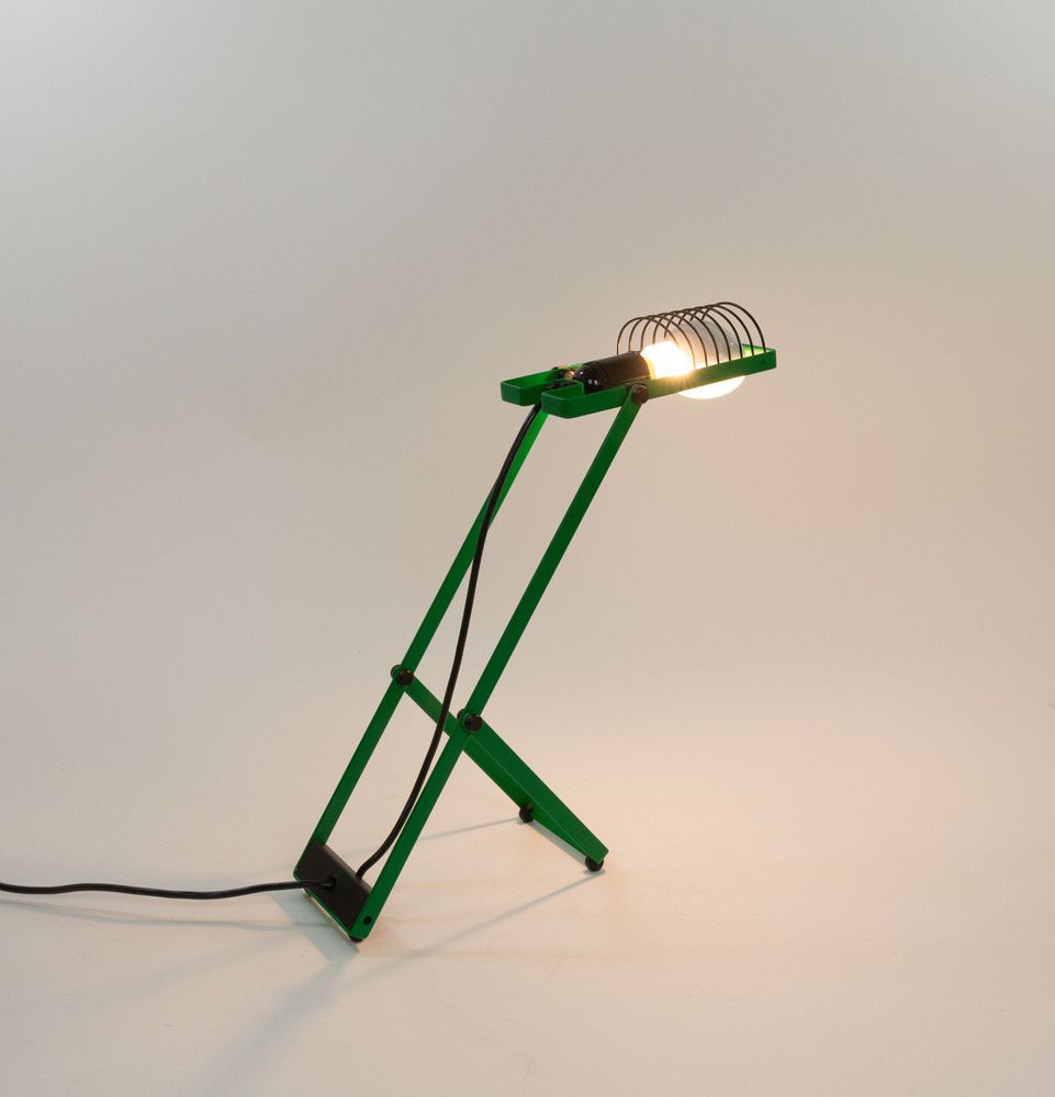 Green Sintesi Table Lamp  By Ernesto Gismondi For Artemide, 1970s photo Lighting