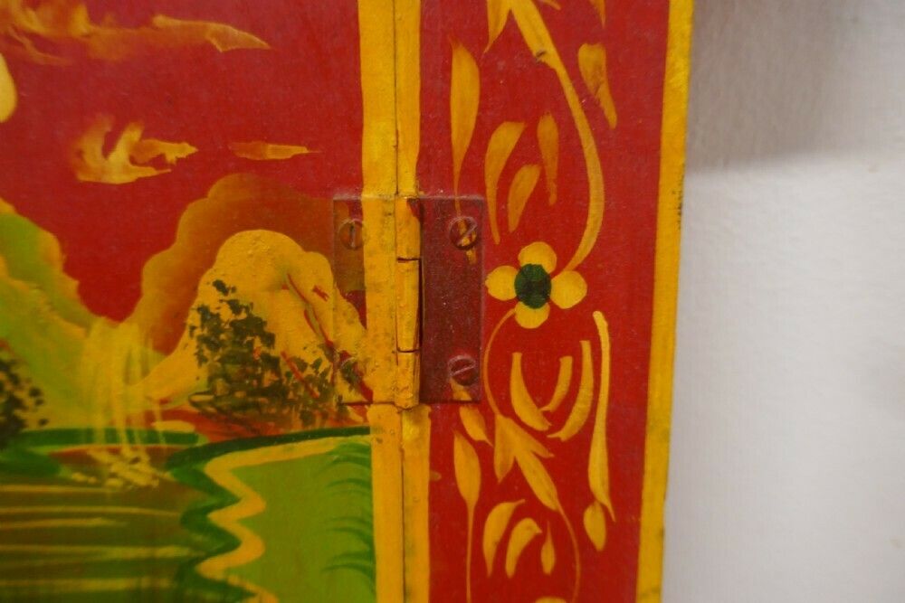 Indian Miniature Doors, Folk Art Shutters photo vintage