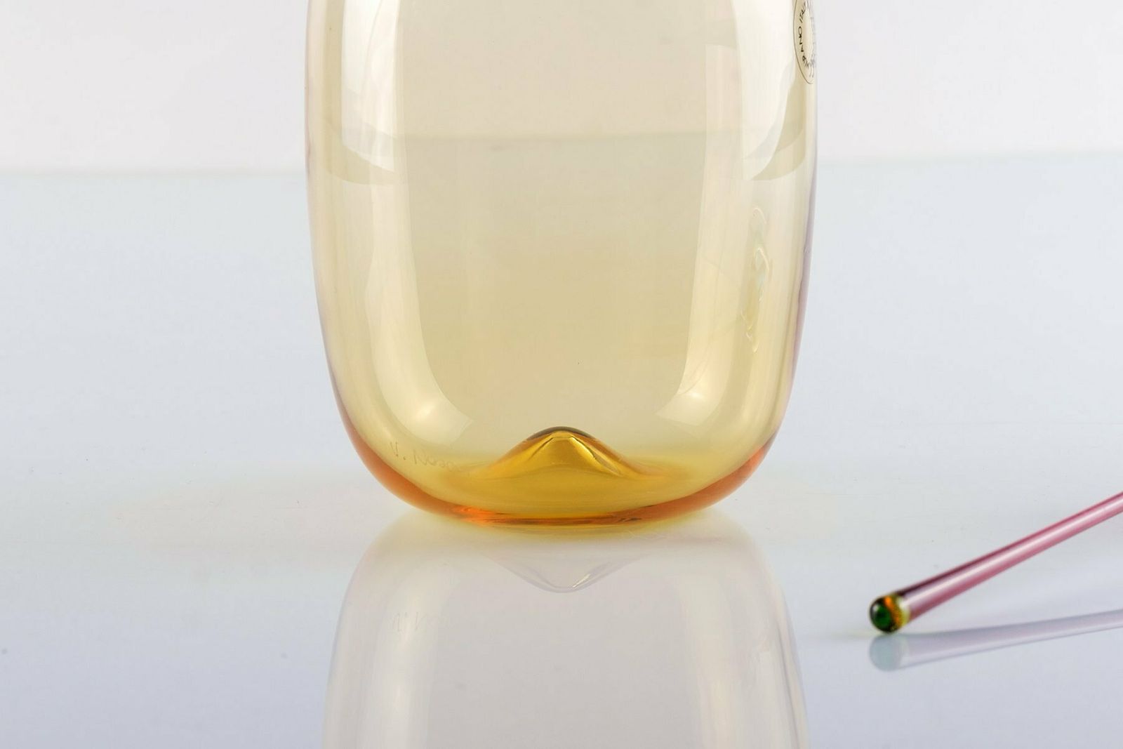Murano Glass Bottle By Vincenzo Nason, Italy photo Home Decor