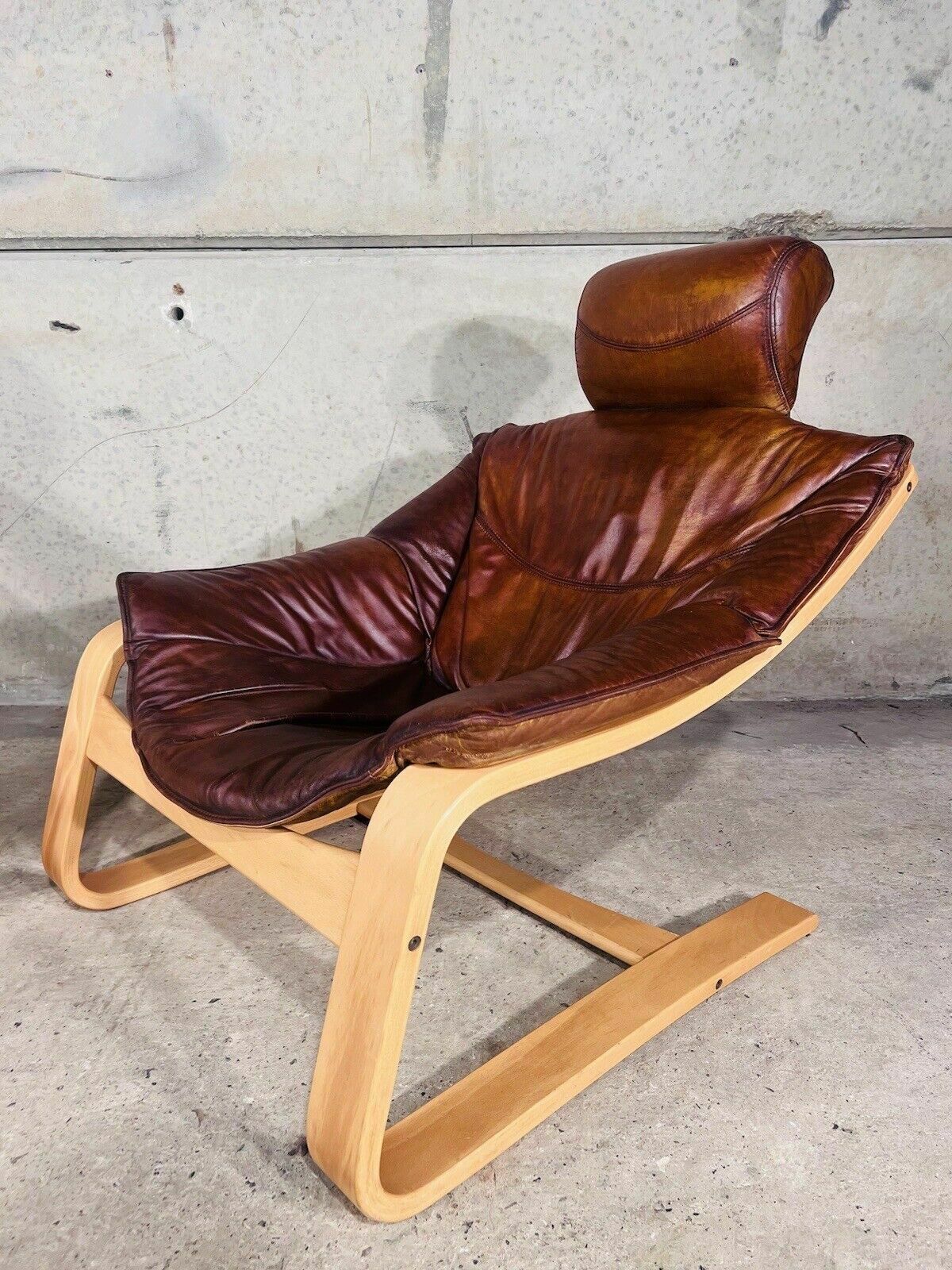 Pair Of Skippers Danish Kroken Tan Leather Chairs photo Furniture