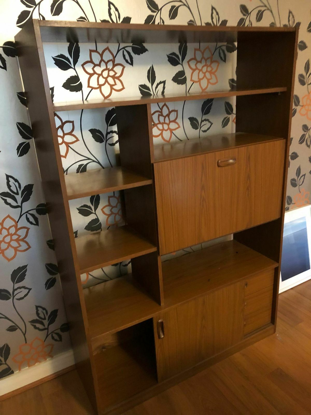 1960's Mid Century Shelf Unit By Schreiber