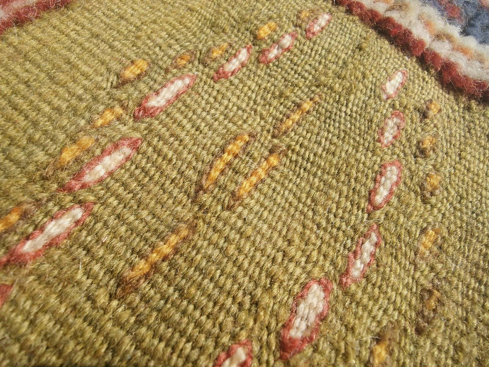 photo buy R49  Colourful Moroccan Berber Rug. Tribal Carpet Mad Of Camel Wool