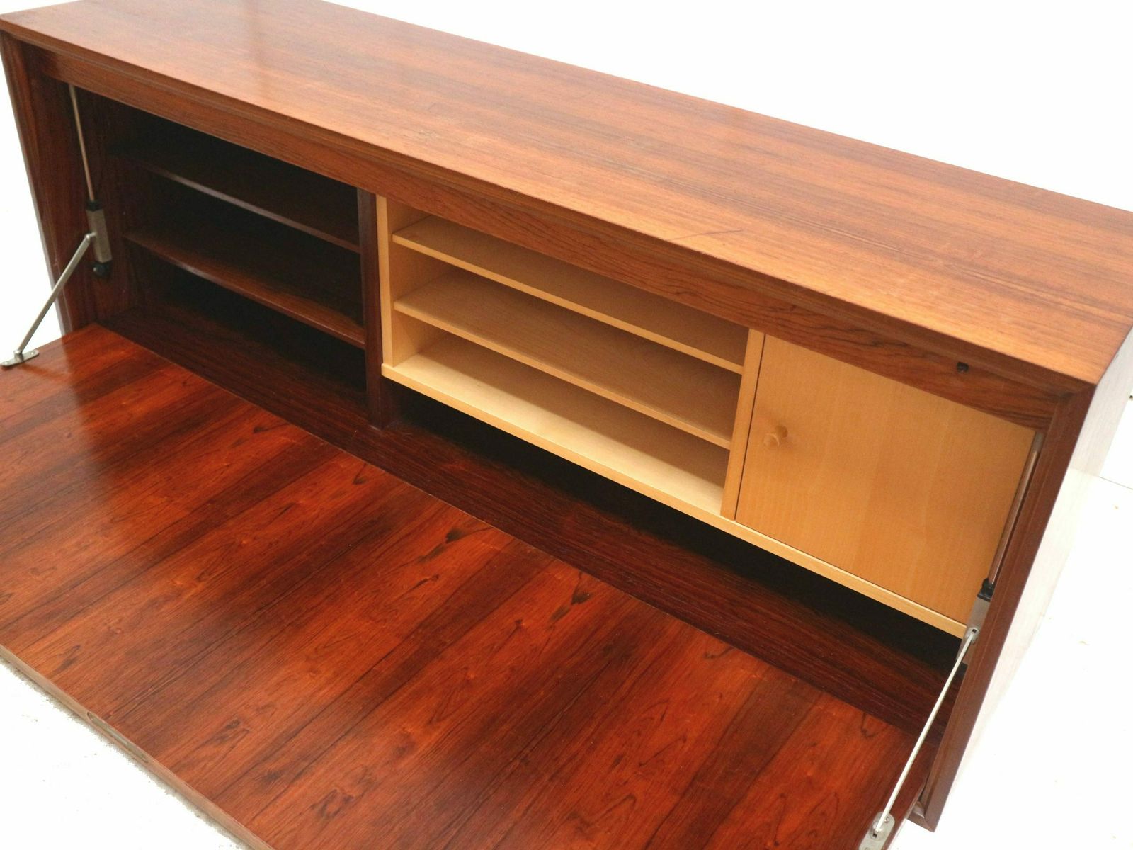 Vintage Rosewood Hanging Desk / Sideboard Made In The 60s photo Furniture