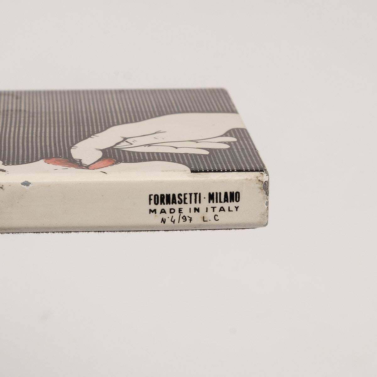 20th Century Large Metal Matchbox By Piero Fornasetti, Italy, C.1960 photo vinterior