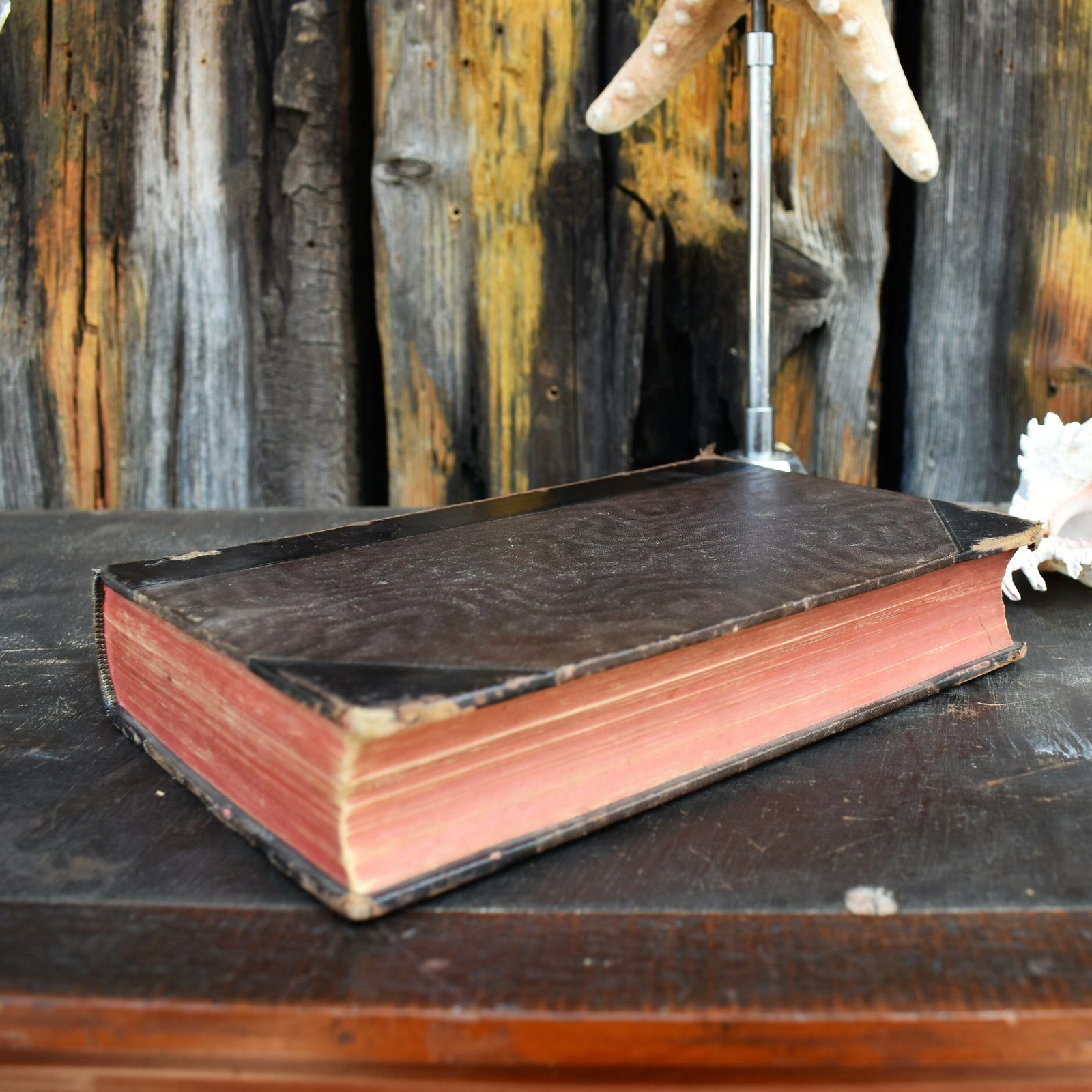 Antique 1909 Farrar's Reverend Ea Lane Life Of Christ Half Leather Bound Book photo Home Decor