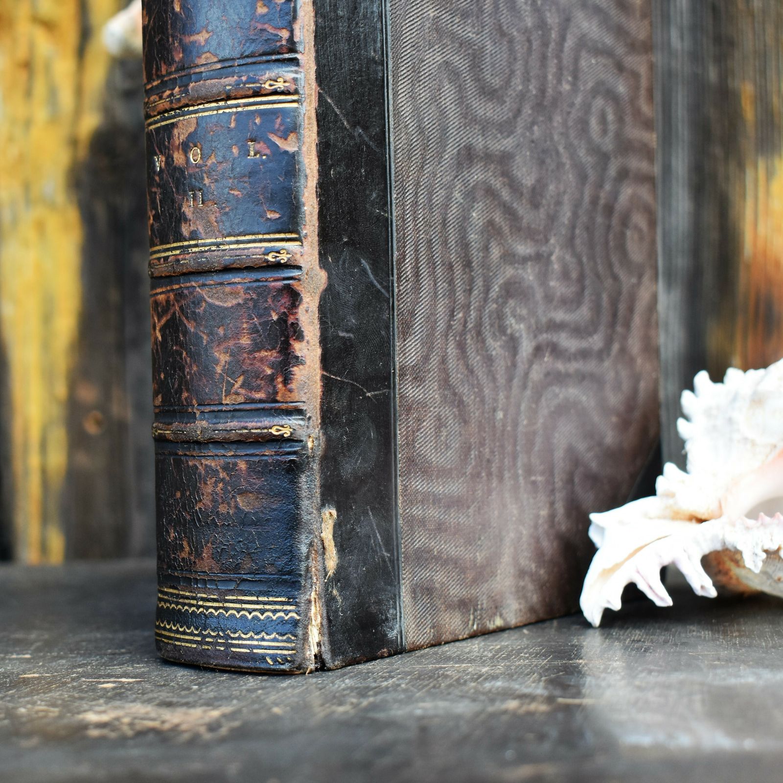 Antique 1909 Farrar's Reverend Ea Lane Life Of Christ Half Leather Bound Book photo vintage