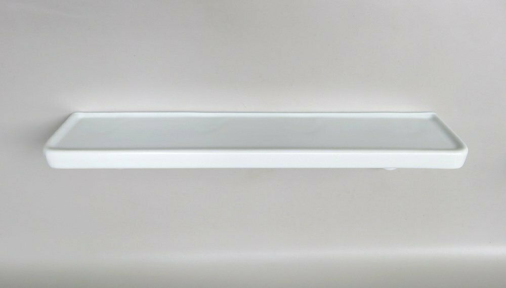 Bathroom Tray Wall Console In Porcelain White, 1950s photo buy