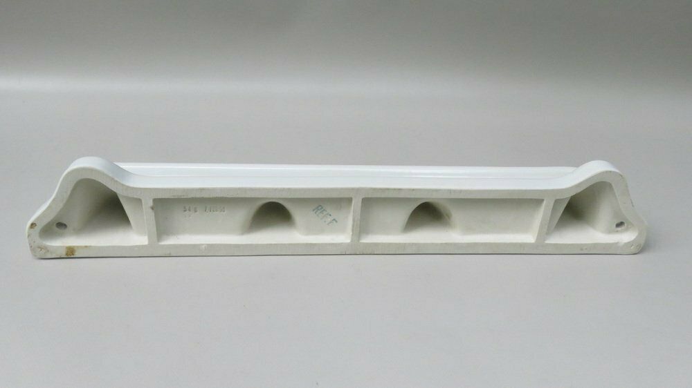 Furniture Bathroom Tray Wall Console In Porcelain White, 1950s photo