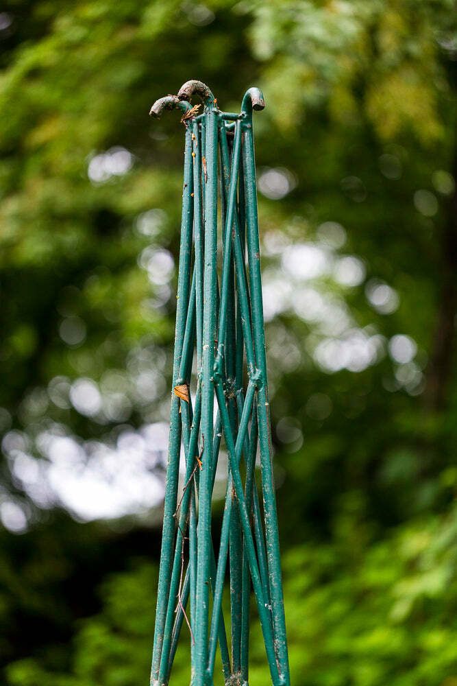 A Pair Of Garden Obelisks photo for sale