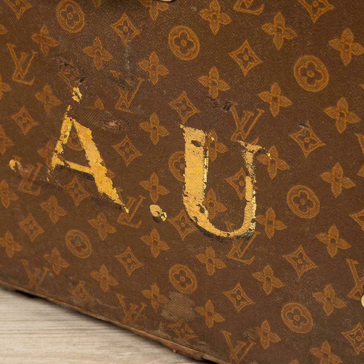 20th Century Louis Vuitton Trunk In Monogram Canvas, France, C.1900 photo furniture