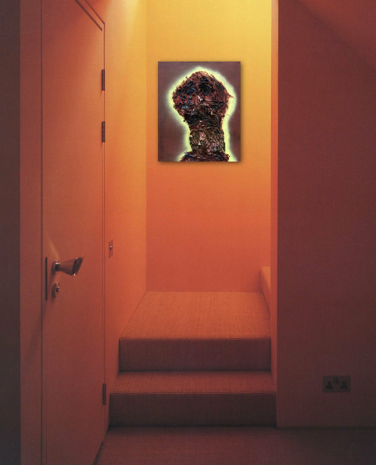 Intense Contemporary Abstract Painting: Rafal Zawistowski, “Pius Xi”, 2012 photo 495.0