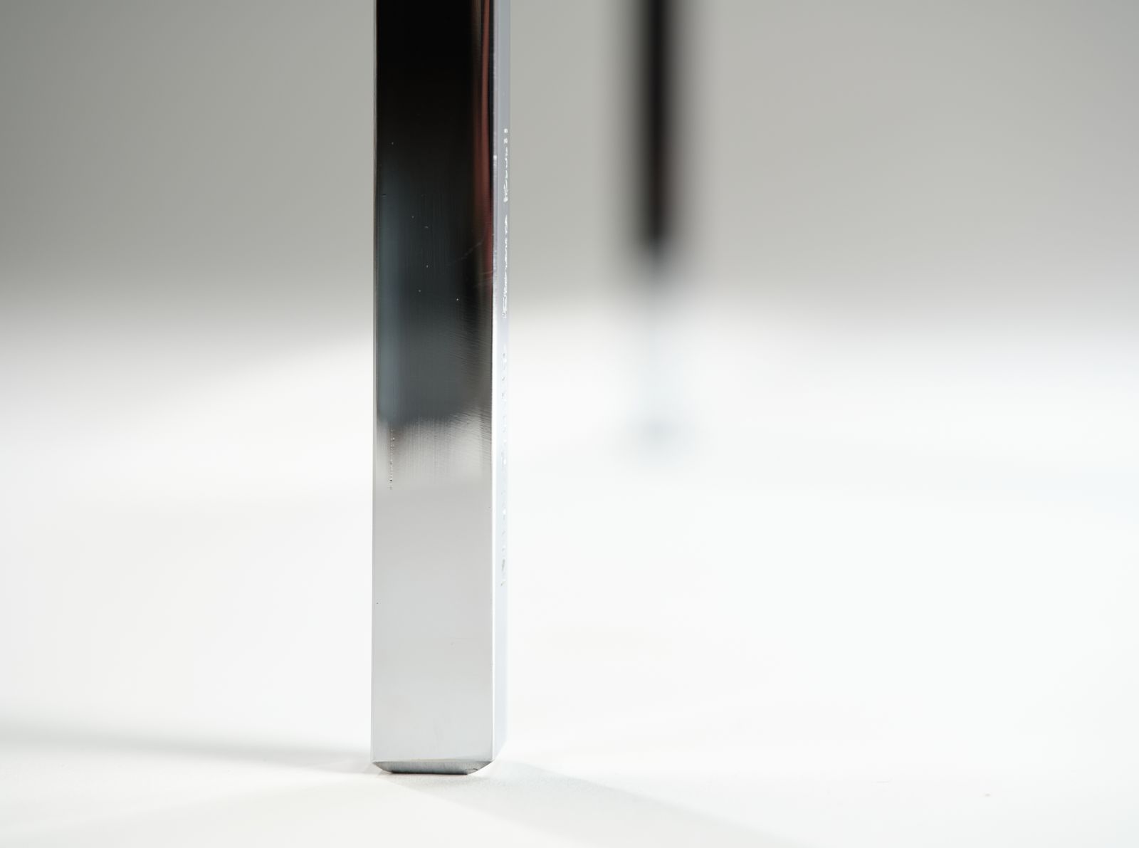 1495.0 Iconic Florence Knoll For Knoll Studio Chromed Steel & Toughened Glass Coffee Table, Circa 2006. photo