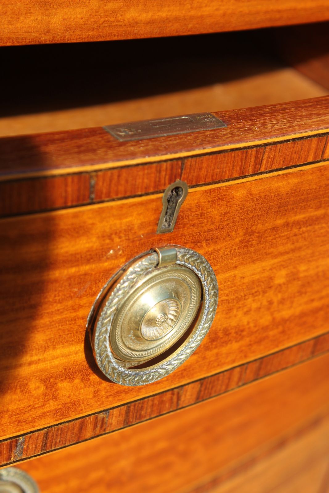 Sheraton Revival Satinwood Chest photo 1608.75
