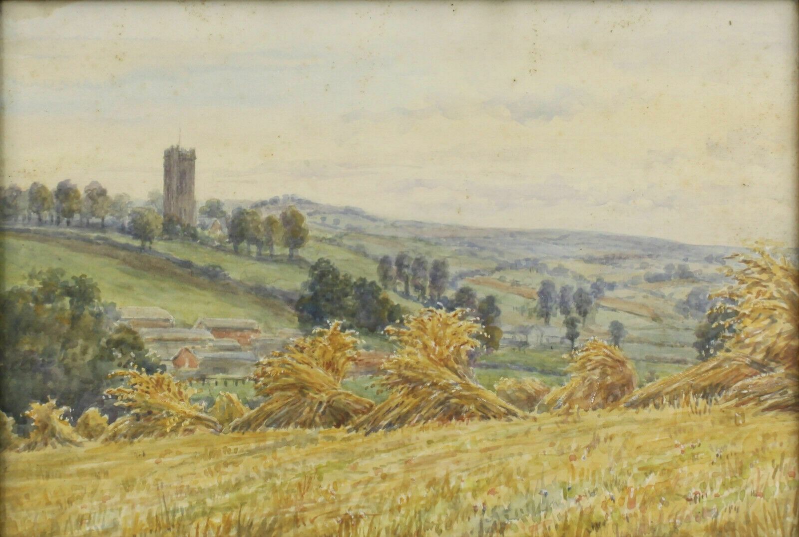 Watercolour Of Haysnooks In St Decuman's, Watchet photo furniture
