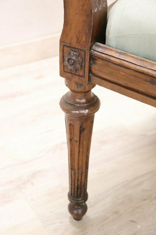 Antique Armchair In Walnut, 18th Century photo Furniture