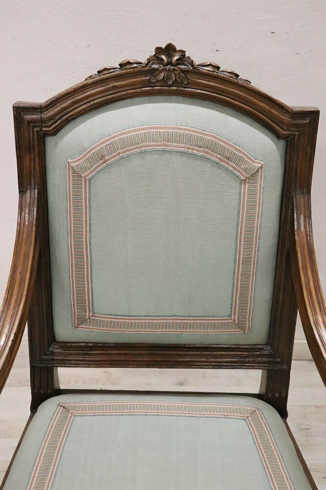 photo for sale Antique Armchair In Walnut, 18th Century